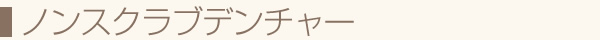 ノンスクラブデンチャー